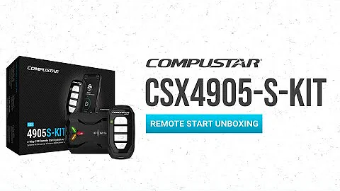 Compustar CSX4905-S-KIT Remote Start Unboxing