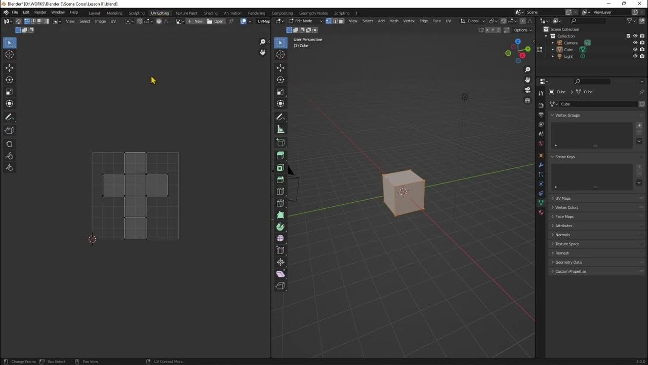 BLENDER - 01 - Interface, Basic Commands, Basic Selection, Navigation ...