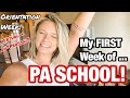 MY FIRST WEEK OF PA SCHOOL/Orientation Week - PA School VLOG | MY PATH TO PA - Sam Kelly