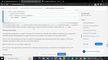 Trailhead solutions - Learn JavaScript Core Concepts || Salesforce Javascript skills
