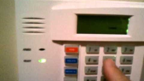Change master code on Honeywell alarm system