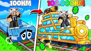 BI HUYNH BUILD A TRAIN EQUIPPED WITH SUPER WEAPONS AND SPEED OF 1000 IN BUILD A TRAIN screenshot 3