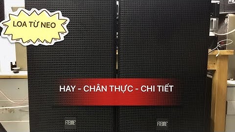 XIN HÃY ĐEO TAI NGHE : Phối ghép LOA TỪ NEO với ĐẨY 4 kênh và Vang số  kết hợp tuyệt vời