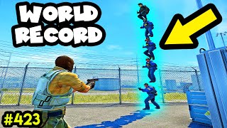 WORLD RECORD in RUNBOOST! - CS:GO BEST ODDSHOTS #423