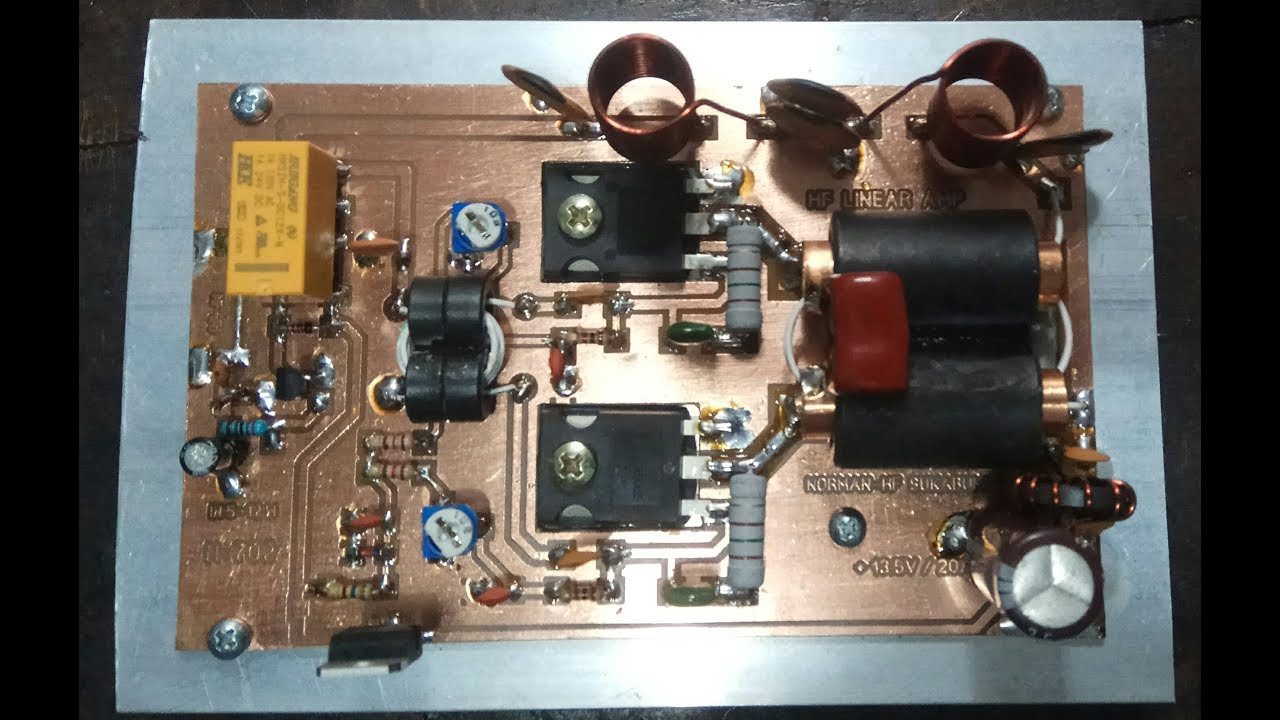 100 to 200watt 40M Band HF Linear Amplifier N702 Homebrew YouTube