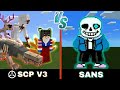 Sans vs. SCP Foundation V3 | Minecraft (SANS FIRST LOSE?)