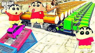 FRANKLIN AND SINCHAIN TRIES TO STOP THE TRAIN | GTA 5 THUGBOI MAX NEW VIDEO