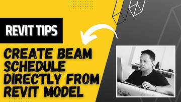 Create and Modify Beam Schedule from Revit model