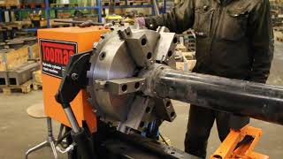 Hydraulic repair bench  Cylinderreparationsmaskin
