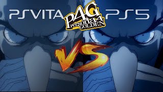 Persona 4 Golden 2012 (PS Vita) vs 2023 (PS5) - Side By Side Gameplay Comparison