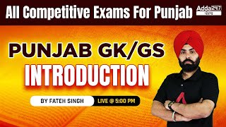 Introduction | Punjab GK/GS For PSSSB VDO, Clerk, Punjab State Co-operative Bank 2022