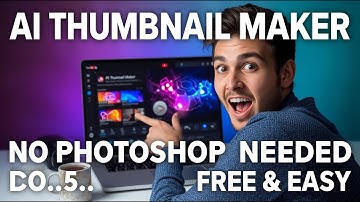 AI Makes Thumbnails Easy - How to Create SEO-Friendly YouTube Thumbnails for Free Tutorial