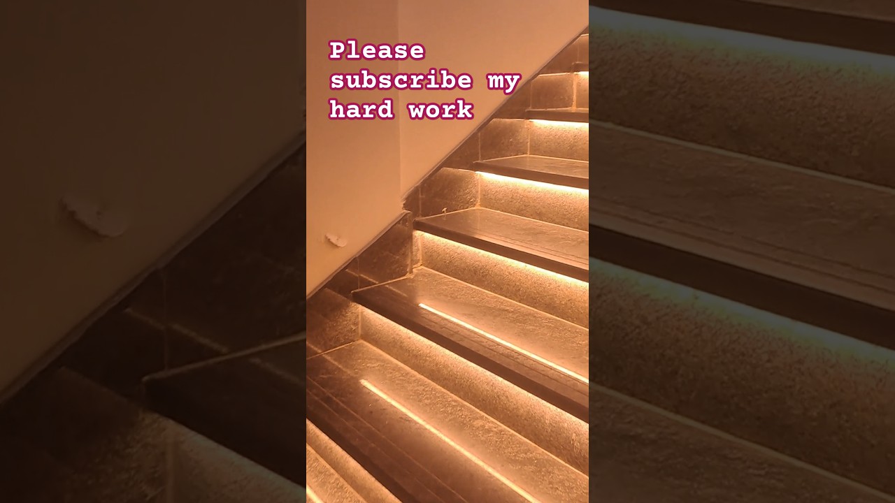 Staircase motion Profile Lighting Design | Modern Stairs LED Lighting Ideas 