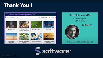 Key-note presentation of Bart Schouw, Chief Evangelist at Software AG, at IoT Visions Zurich