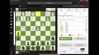 The 11 move checkmate! Match:Me (165) vs Nufayl (1031) my win!