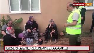 Bakan Yardimcisi Fati̇h Meti̇n Sel Bölgesi̇nde