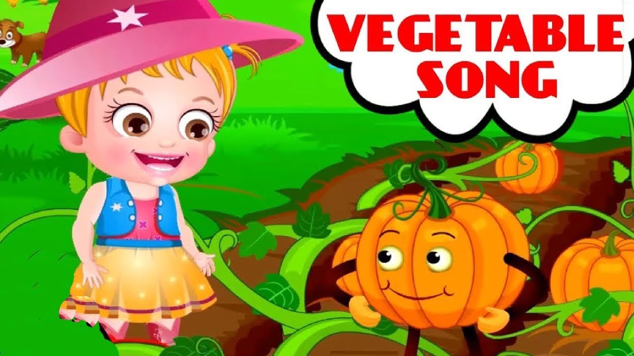 Vegetables song. Vegetables Rhyme. Baby Hazel Nursery Rhymes. Vegetables Song for Kids.