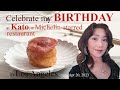 Celebrate My BIRTHDAY At Kato A Michelin Starred Restaurant Located In Downtown Los Angeles CA mp3