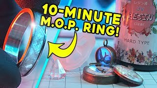 UV Resin Intro - Jewelry, Molds, and the 10-MINUTE Mother of Pearl Ring