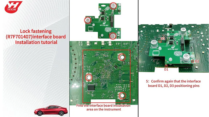 Yanhua Mini ACDP Module 34 MQB RH850 R7F701407 Interface Board Installation- OBDII365