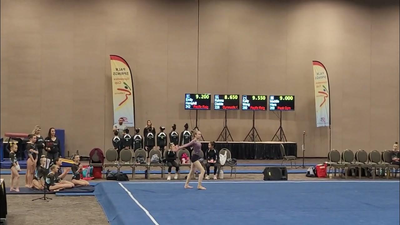 Palm Springs Gymnastics Cup 2023 level 7 8.9. YouTube