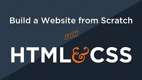 [Free Lecture] Build a Website from Scratch with HTML & CSS - Coding Your First Web Page