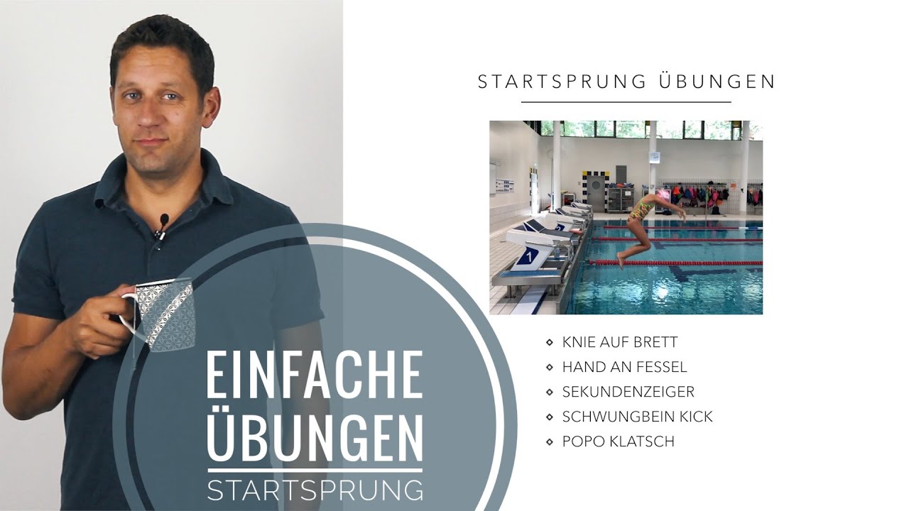 Startsprung - einfache Übungen zur Optimierung (Schwimmstart 4/4 Tutorial)