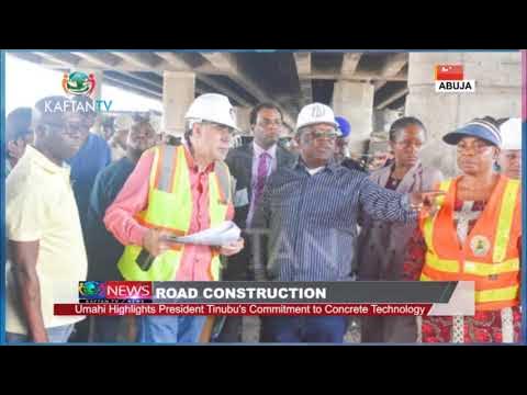 ROAD CONSTRUCTION: Umahi Higlights President Tinubu’s Commitment to Concrete Technology