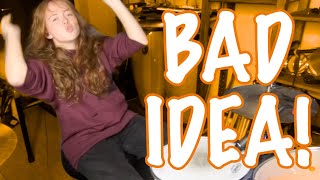 Video thumbnail of "bad idea! - girl in red - drum cover"