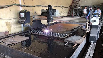 Máy cắt CNC khổ lớn EMC 3000 gia công bản mã