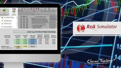 Risk Simulator Video 08- Asset Allocation and Portfolio Optimization (Stochastic)