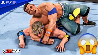 WWE 2K24 - John Cena vs. Logan Paul - United States Championship Match at WrestleMania | PS5™ [4K60]