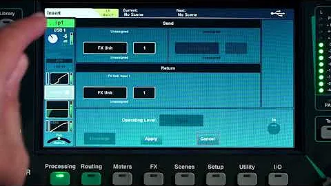 Using Insert Effects with Allen & Heath SQ Series (SQ5, SQ6, SQ7)