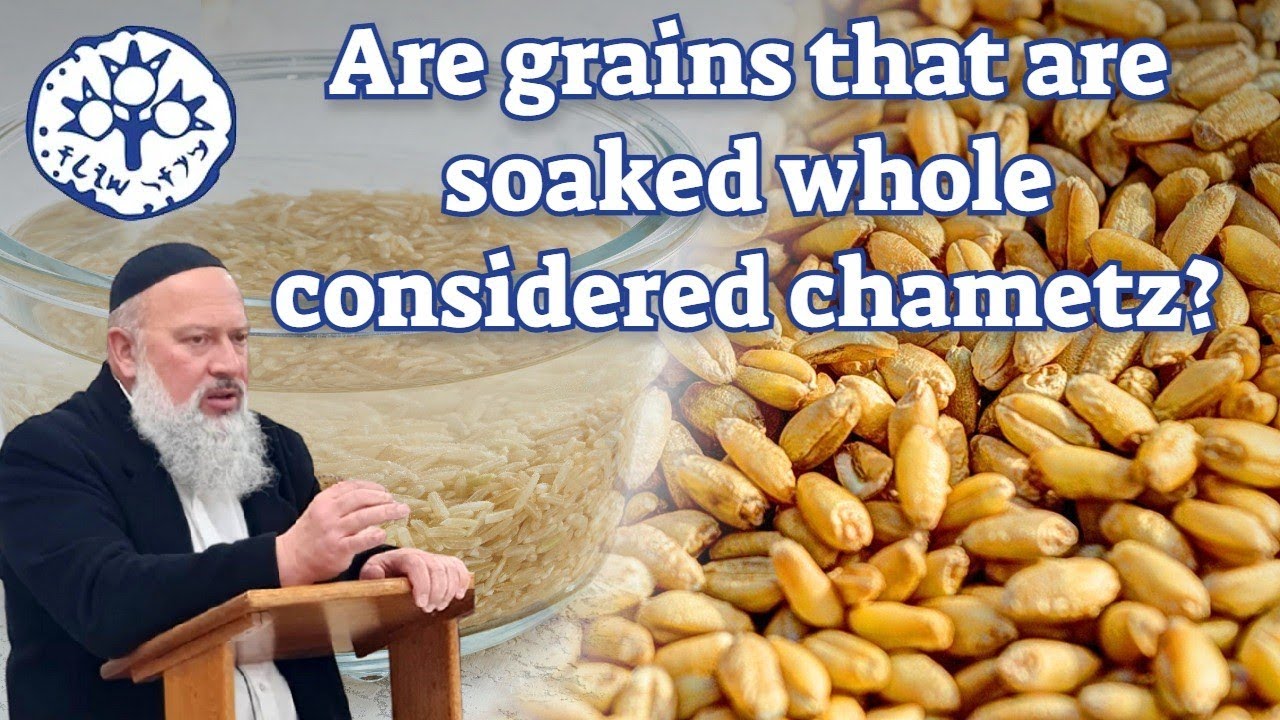 Are grains that are soaked whole considered chametz?