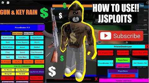 Prison Life Hacks!! How to use JJSploit (Exploiting)