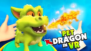 My Tiny PET Dragon in VR! - Pets & Stuff VR by Fynnpire 32,862 views 3 weeks ago 13 minutes, 17 seconds