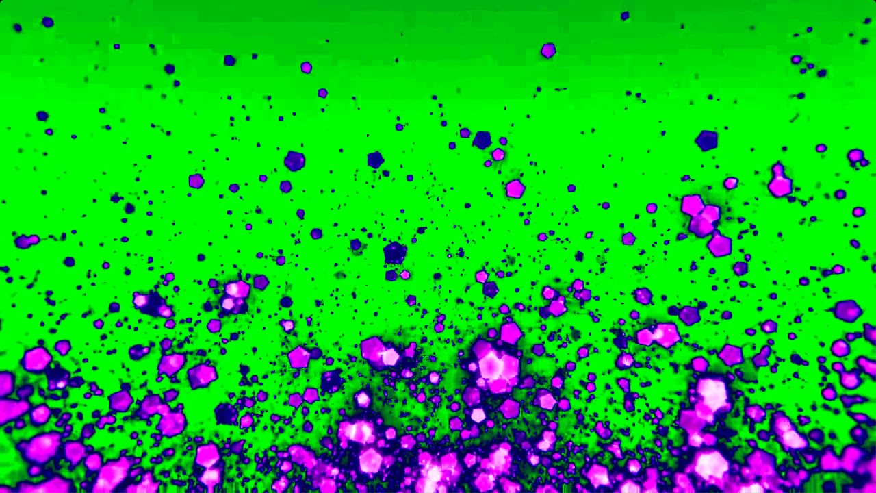Purple Light Flare Particles Animation (green screen) YouTube