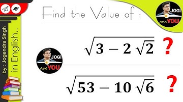 Simplify √3-2√2 | Evaluate √53-10√6 | Cambridge interview Maths Questions | Sqrt(3-2 Sqrt(2))