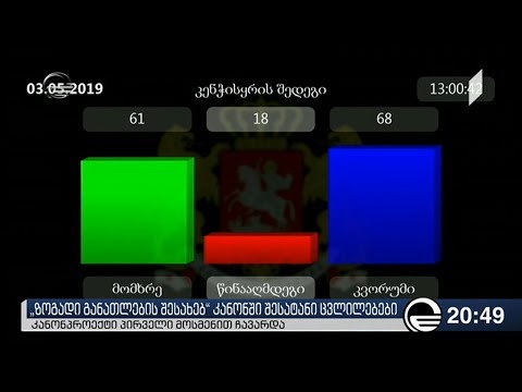 ზოგადი განათლების შესახებ კანონში შესატანი ცვლილებები