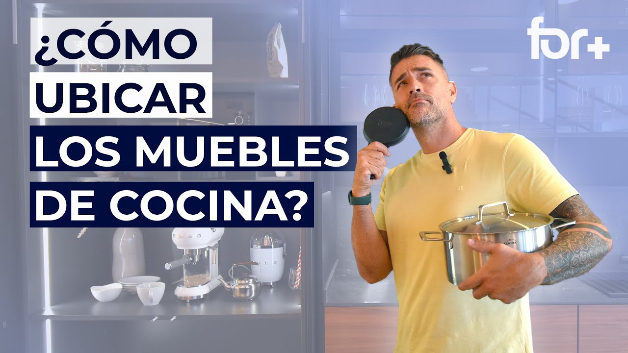 🔴 La MEJOR FORMA para UBICAR los muebles de tu cocina (Grande o Pequeña) SEGÚN su DISTRIBUCIÓN