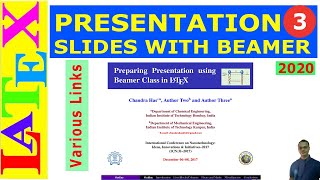 Presentation Slides with Beamer | 3. Various Links | (Latex Basic Tutorial-29)