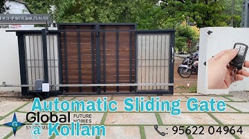 Automatic Sliding Gate installed at Collectorate, Kollam | Remote Gate Automation | 📞9562204964