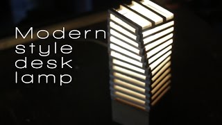 Simple desk lamp with modern twist. Folow me on: https://www.instagram.com/_vladx_/