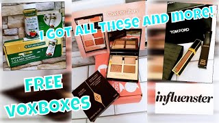 Get FREE INFLUENSTER VOX BOXES like I did! TOM FORD, CHARLOTTE TILBURY, DIOR, DOVE and more... screenshot 4