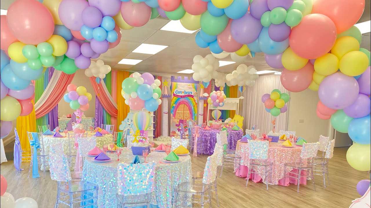 Care Bears Centerpieces with Stand OR Cutouts, Care Bears Party Decoration