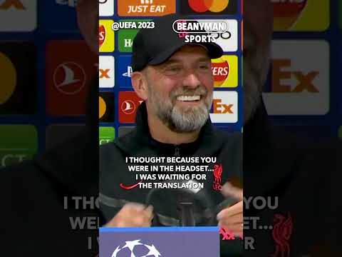 'He Said It In English!' Hilarious Moment Jurgen Klopp Thinks Reporter Is Speaking In Spanish