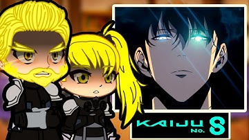 KAIJU no.8 Reacts Kafka hibino as SUNG JIN WOO | gacha react | SOLO LEVELING