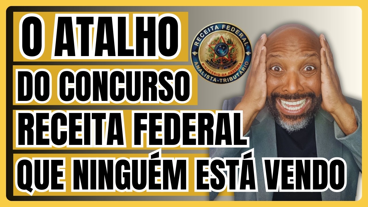 😲 A "BRECHA" na Receita Federal que ninguém está vendo (O atalho para Aprovação no Concurso!)🎯