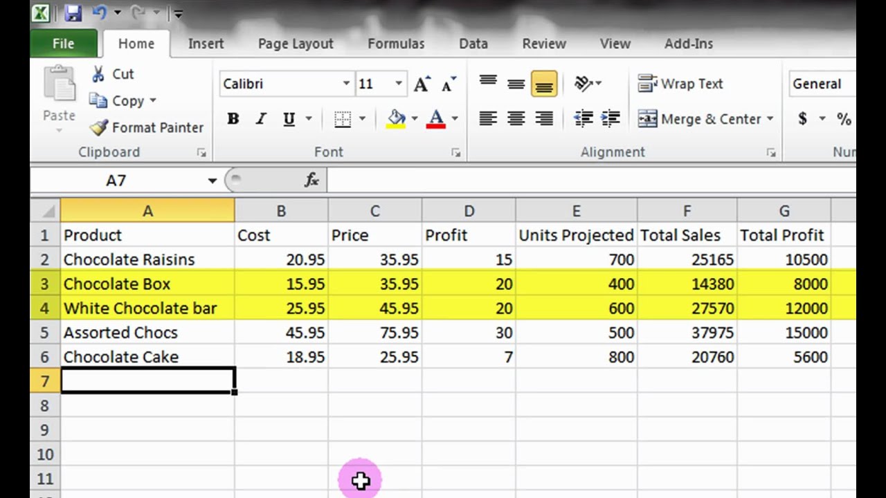 Microsoft Excel Tutorial: A Basic Introduction 