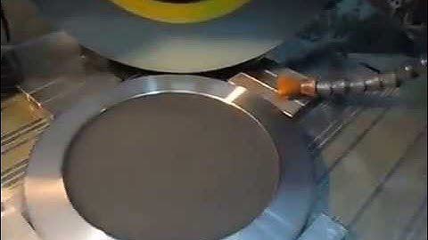 PROTH ROTARY Table Surface Grinding Machine - Completed Grind The Workpiece Video